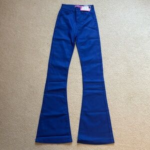 EDIKTED NWT - XS blue leather pants